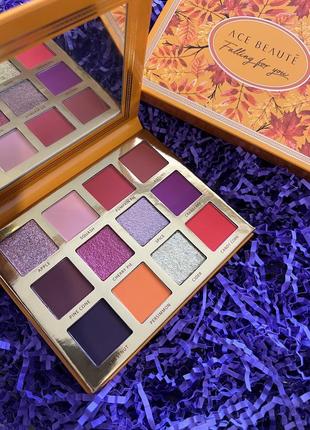 Палетка теней ace beaute eyeshadow palette falling for you