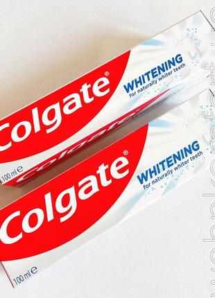 Зубна паста colgate whitening