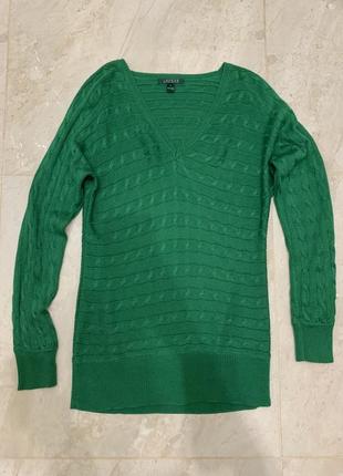 Джемпер свитер lauren ralph lauren зеленый вязаный