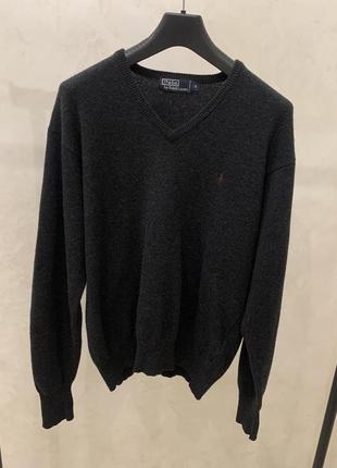 Джемпер polo ralph lauren свитер винтажный шерстяной свитшот с...