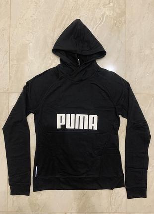 Спортивная кофта puma худи толстовка черная