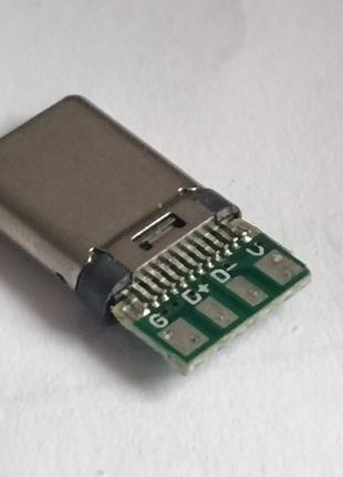 Разъем Type-C коннектор для кабеля USB