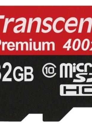 Карта памяти microsd transcend 32 gb