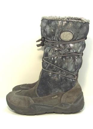 Дитячі зимові замшеві чобітки чоботи primigi р. 34-35