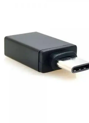 Адаптер переходник UTM USB на Type-C USB Black. OTG переходник US