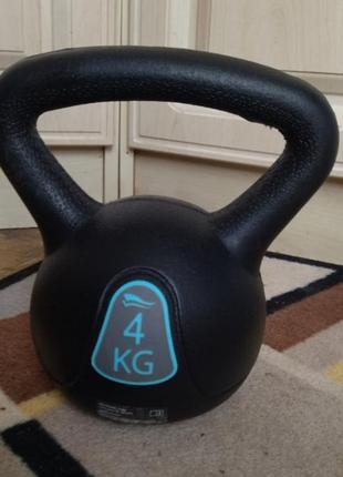 Гіря, фітнес crivit 4 kg kettlebell gym workout fitness. new ....
