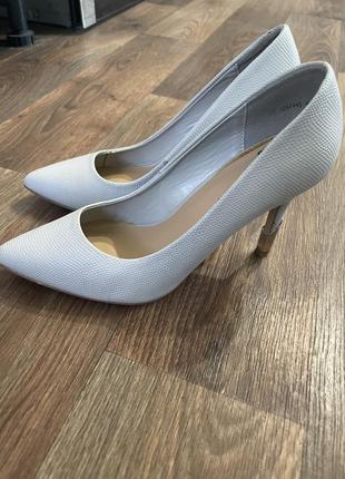 Серые туфли new look 37