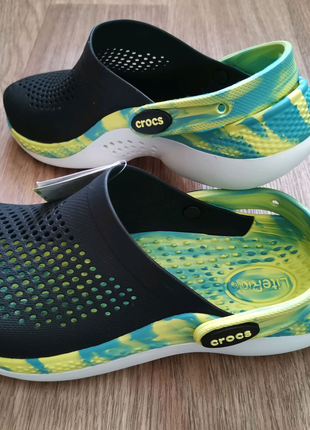 Crocs Kids LITERIDE 360 MARBLED CLOG крокс сабо лайтрайд клоги