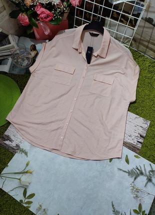 Нежно розовая блузка рубашка от mss