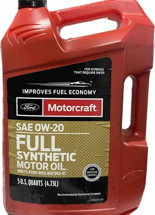 Ford Motorcraft Full Synthetic 0W-20 ,XO0W205QFS , 4.730 л.