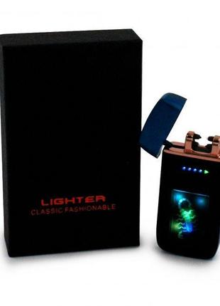 Зажигалка электроимпульсная плазменная дуговая USB Lighter №1339