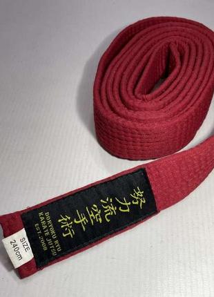 Пояс karate jutsu для кимоно, 240 см, новый!