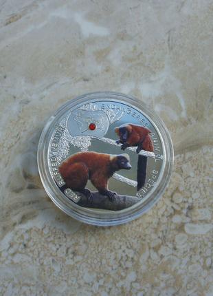 Монеты Африки Замбия 1000 квача 2014 Рыжий вари