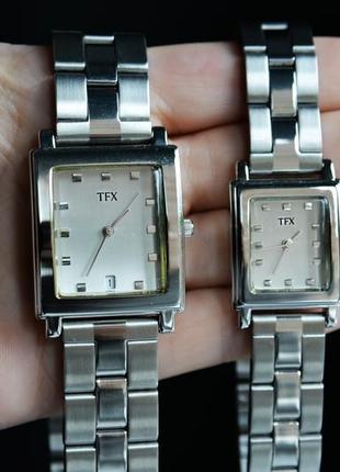 Парные часы tfx by bulova для него и для нее, парный подарок
