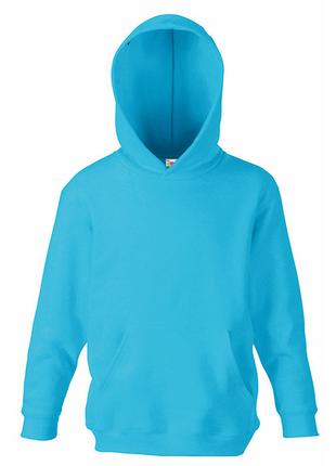 Худі Fruit of the Loom Cl. hooded sweat kids 164 см Блакитний ...