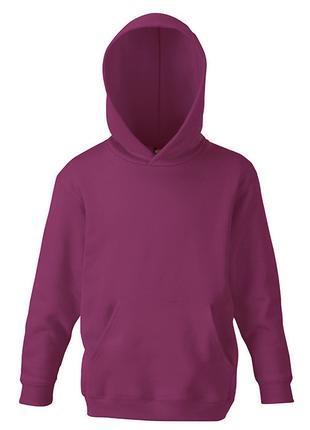 Худі Fruit of the Loom Cl. hooded sweat kids 116 см Бордовий (...