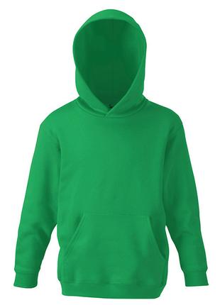 Худі Fruit of the Loom Cl. hooded sweat kids 116 см Яскраво-Зе...