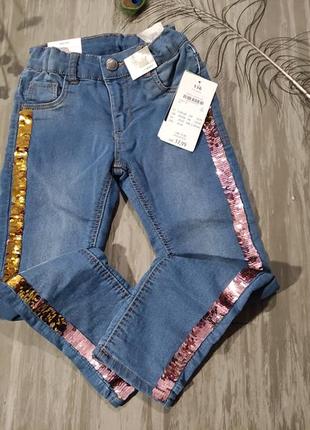 Котонові джинси на 5-6 років (116)