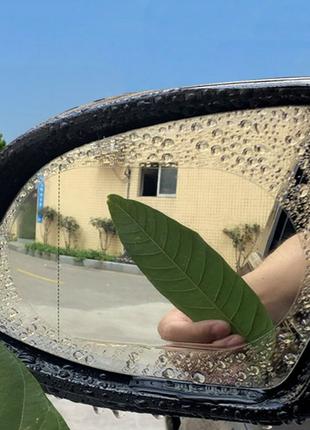 Пленка антидождь для зеркал автомобиля, прозрачная, 95х135мм