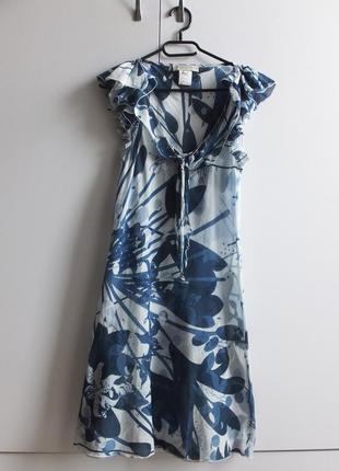 Cristina gavioli (s/36) легкое платье шелк+коттон