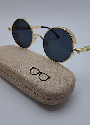 Сонцезахисні окуляри, очки вінтажному стилі (стімпанк) *0051
