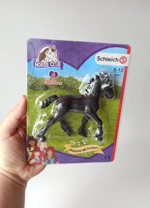 Колекційна ігрова фігурка коника. horse club. schleich.
