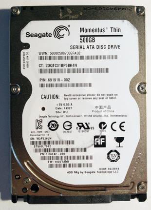 Жорсткі диски HDD Seagate 2.5 SATA (неробочі, під ремонт)