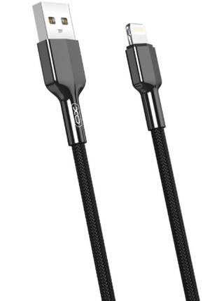 Кабель XO NB182 2.4A USB Cable Lightning Black