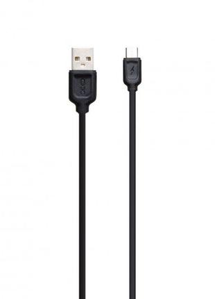 Кабель XO NB36 USB cable Micro Black