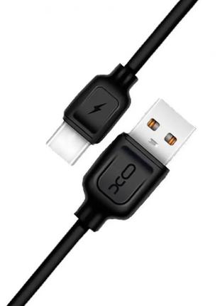 Кабель XO NB36 USB cable Type-C Black