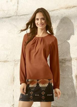Эффектная свободная блуза р.42 евро туника блузка esmara, герм...