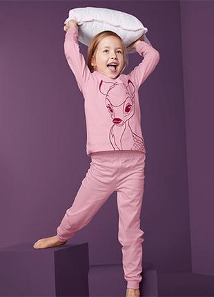 Пижама для девочки disney 98-104 реглан и штаны домашний компл...