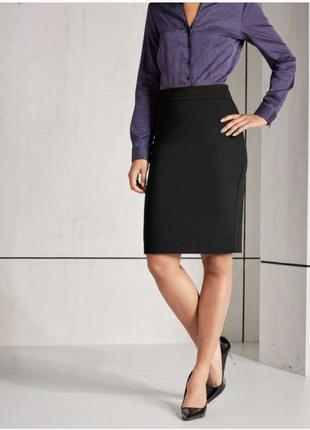 Элегантная черная юбка карандаш р.38, 40, 42 евро esmara, герм...