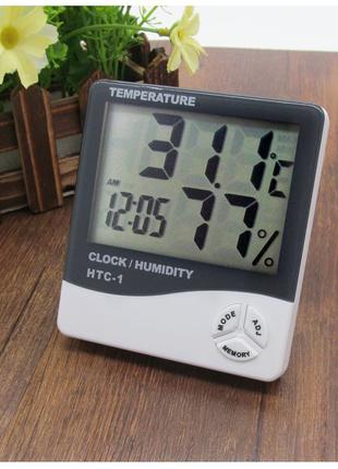 Термометр, гигрометр, метеостанция HTC-1, GP, хорошего качеств...