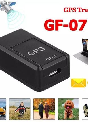 Магнитный GPS мини трекер Gf-07 GSM сигнализация + микрофон, G...