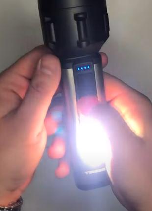Качественный ручной фонарик с боковой подсветкой и зарядкой от...