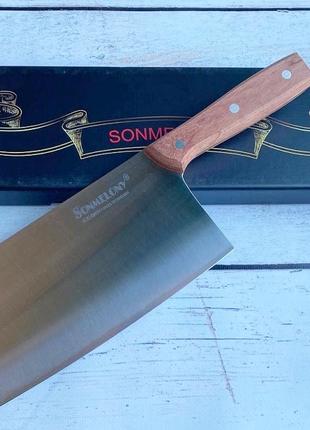 Кухонный нож топорик Sonmelony MC-44 32см, Gp, Хорошего качест...
