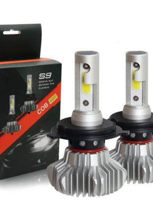 Светодиодные LED автолампы для фар автомобиля S9 H7, Gp, Хорош...
