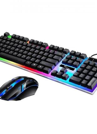 Игровой набор клавиатура и мышка Gaming G21B с RGB подсветкой,...