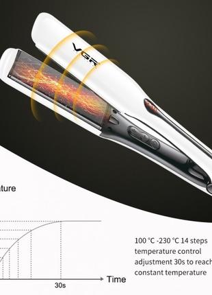 Утюжок для выпрямления волос VGR V-556, Gp, Хорошего качества,...