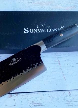Кухонный нож топорик Sonmelony WB-877 32см, Gp, Хорошего качес...
