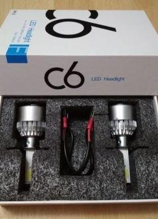 LED лампы для фар автомобиля С6-H1 Turbo LED, Gp1, Хорошего ка...