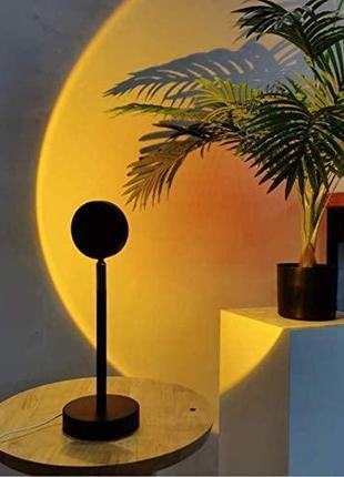 Лампа "SUN" Sunset Floor Lamp Sunset Lamp Rainbow Modern Bedro...