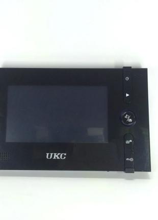 Цветной видеодомофон UKC 715RO с дисплеем 7", Gp, Хорошего кач...
