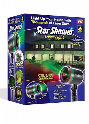 Лазерный звездный проектор star shower laser light для дома и ...
