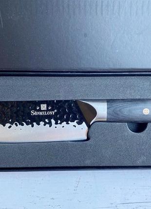 Кухонный нож топорик Sonmelony WB-587 30см, Gp1, Хорошего каче...