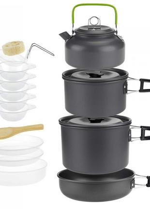 Набор посуды походный Cooking Set DS-309, Gp1, Хорошего качест...