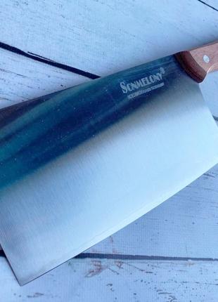 Кухонный нож топорик Sonmelony MC-44 32см, Gp1, Хорошего качес...