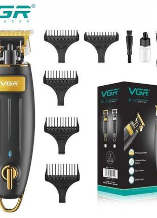 Профессиональная беспроводная машинка для стрижки волос VGR V-...