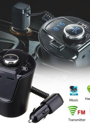 Автомобильный FM трансмиттер модулятор H26+ВТ с Bluetooth MP3,...